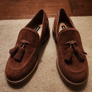 Nwt Nine West Womens Brown Suede Loafers